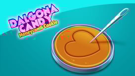 Dalgona Candy Honeycomb Cookie