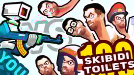 You vs 100 Skibidi Toilets