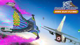 Base Jump Wing Suit Flying