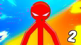 Red Stickman vs Monster School 2